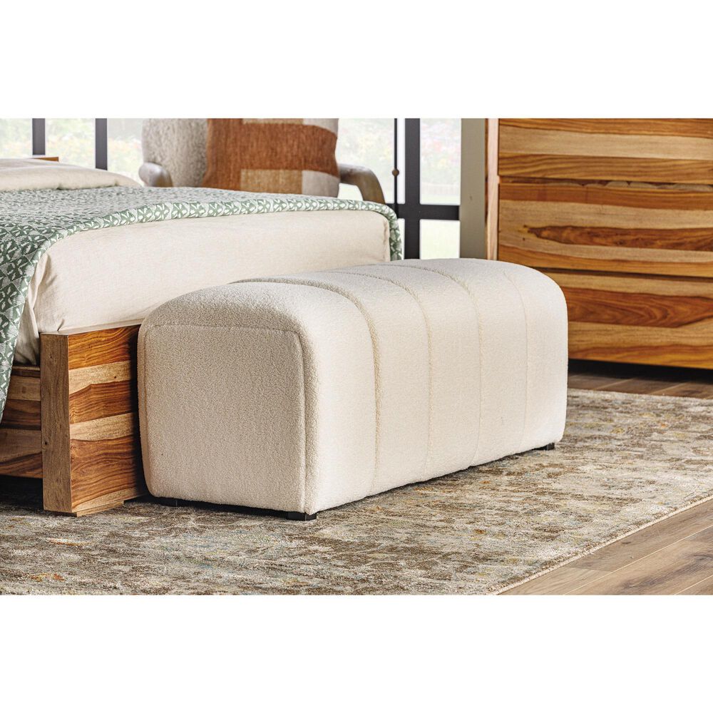 Waltham Urban Archive Tess Bench in Natural Ivory, , large