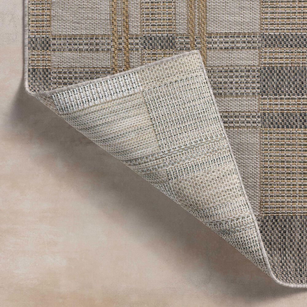 Loloi II Birch 3&#39;6&quot; x 5&#39;6&quot; Bone and Gold Indoor/Outdoor Area Rug, , large