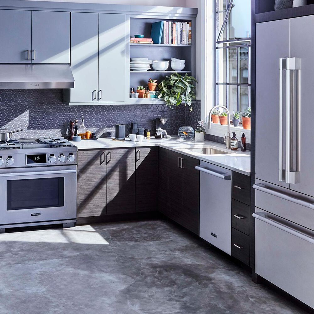 Signature Kitchen Suite 24&quot; Top Control Built-In Dishwasher with Steam in Stainless Steel, , large