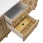 James Martin Vanities Lorelai 72" Double Vanity in Light Natural Oak with 3 cm Arctic Fall Solid Surface Top, , large