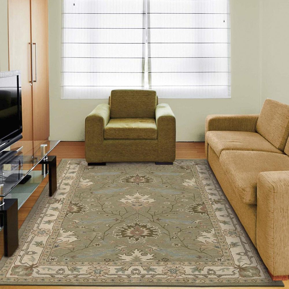 Nourison India House IH76 8' x 10'6" Sage Area Rug, , large