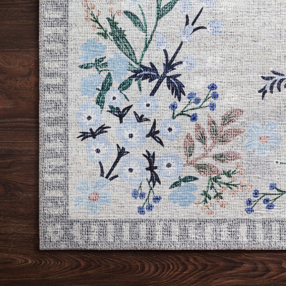 Rifle Paper Co. x Loloi Palais Luxembourg Stone and Grey 5' x 7'6" Area Rug, , large