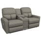 La-Z-Boy Hawthorn Power Reclining Console Loveseat with Headrest and Lumbar in Roma Storm, , large