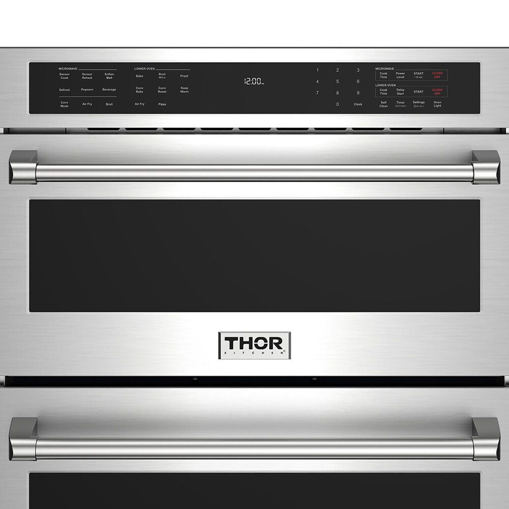 Thor Kitchen 6.7 Cu. Ft. Professional Microwave Combination Wall Oven with Self-Clean in Stainless Steel, , large