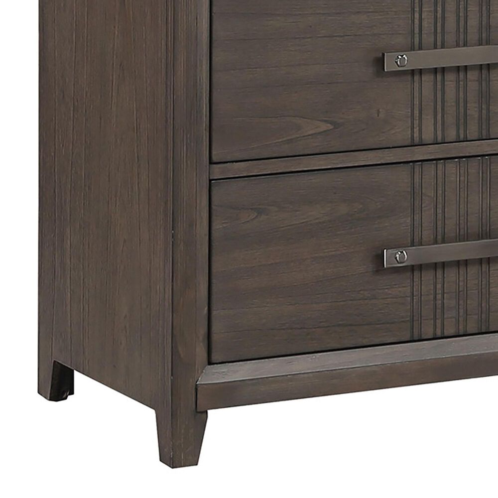 New Heritage Design Landon 4-Piece Queen Bedroom Set in Walnut, , large