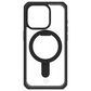 ITSkins Hybrid R MagSafe Case for Apple iPhone 15 Pro Max with Stand in Black and Transparent, , large