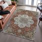 Dalyn Rug Company Silk Road Paprika, Ivory, Beige, Gold, Brown, Gray and Teal 10" x 14" Area Rug, , large