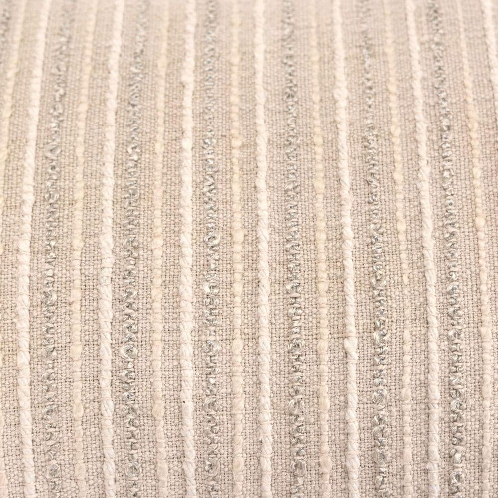 Rizzy Home 14&quot; x 26&quot; Down Filled Lumbar Pillow in Neutral, , large