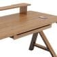 CalmRise 63" Power Standing Desk in Vintage Walnut, , large
