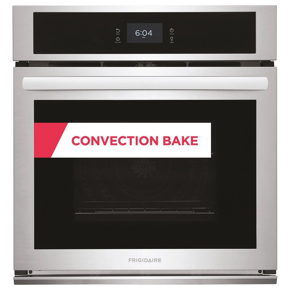 Frigidaire 2-Piece Kitchen Package with Stainless Steel 27" Single Electric Wall Oven and Black 36" Induction Cooktop, , large