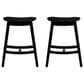 Linon Home Decor Culver Counter Stool in Black (Set of 2), , large