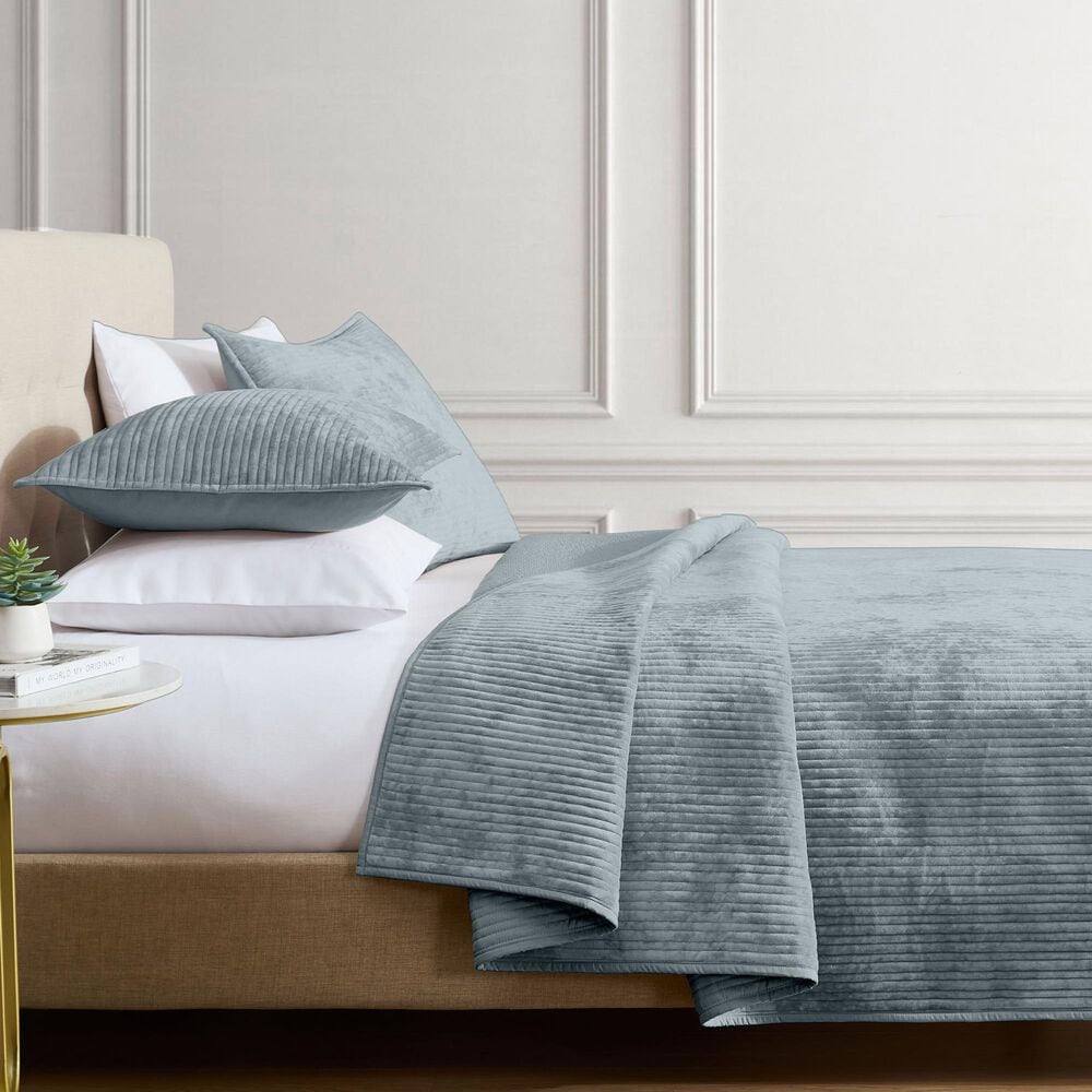 Hallmart Collectibles Reese 3-Piece King Coverlet Set in Blue, , large