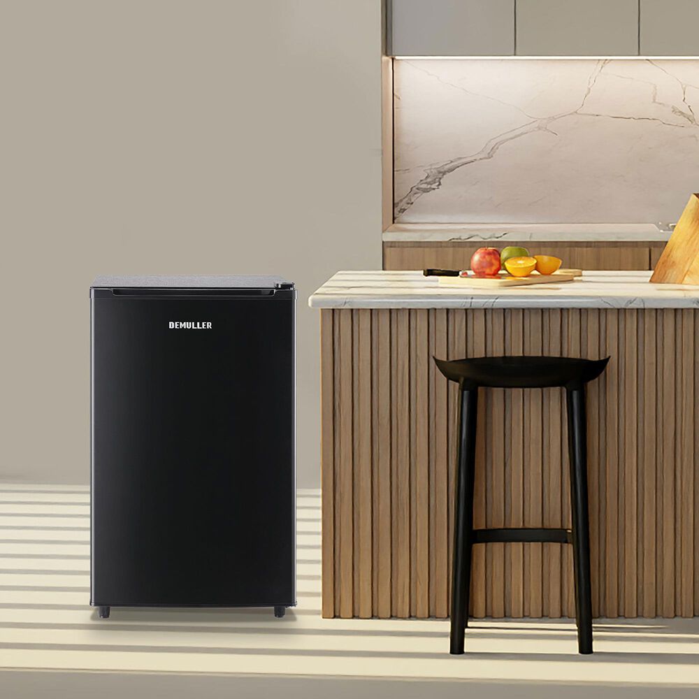 HOMLUX 3.2 Cu. Ft. Single Door Upright Freezer in Black, , large