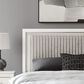Ashley Zuraleus 3-Piece King Upholstered Storage Bedroom Set in Matte White, , large