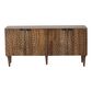 Moe"s Home Collection Infinity 4 Door Sideboard in Semi-Gloss Grey, , large