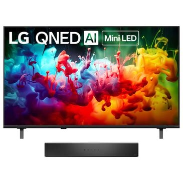 LG 50" Class 75B Series QNED AI Mini LED 4K Ultra HD - Smart TV with 2.0 Channel Soundbar in Black, , large