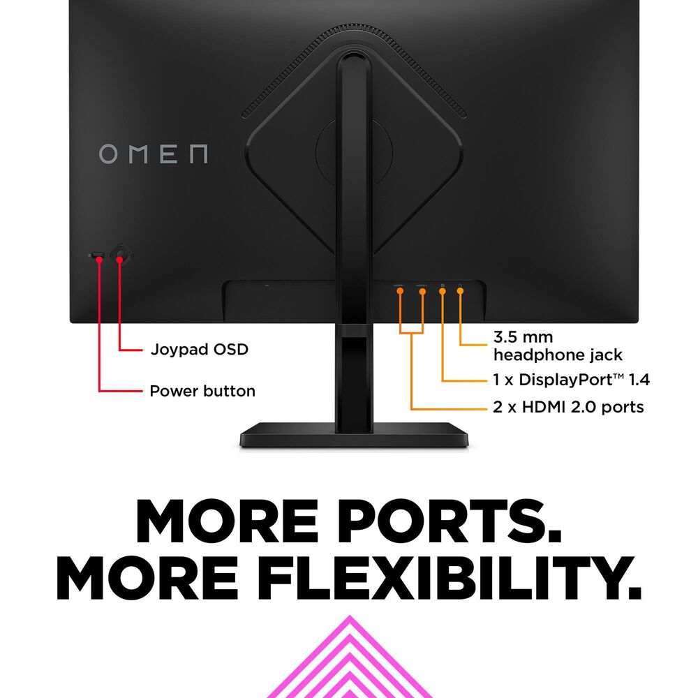 HP Omen 27&quot; QHD 165Hz Gaming Monitor in Black, , large