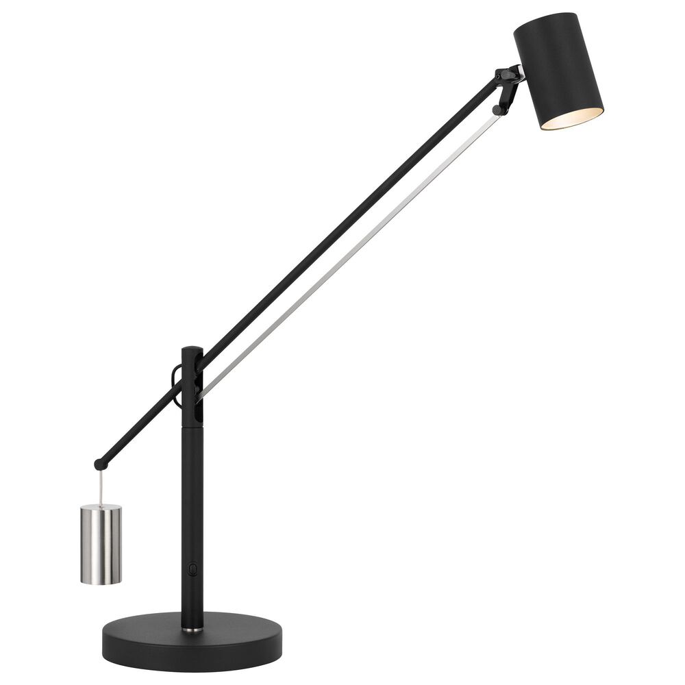 Cal Lighting Pendulo Desk Lamp in Sand Black, , large