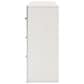 Ashley Zuraleus 6-Drawer Dresser Only in Matte White and Chrome, , large