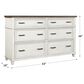 Riva Ridge Caraway 6-Drawer Dresser in Aged Ivory, , large