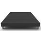 Hearth and Haven Full Bed Frame Foundation in Dark Grey, , large