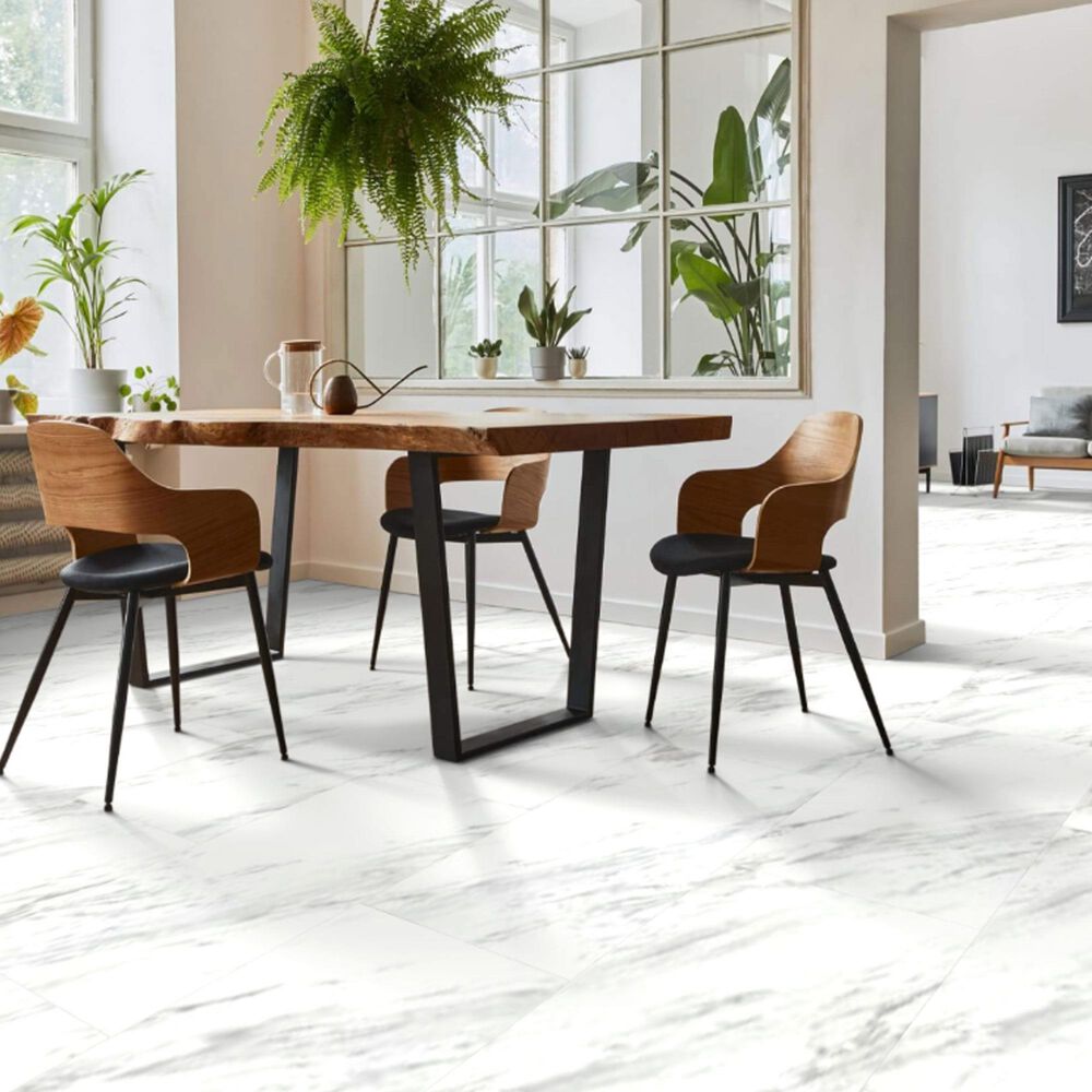 Tru-Cor PBE Tile Carrara Taupe 16&quot; x 32&quot; Luxury Vinyl Tile, , large
