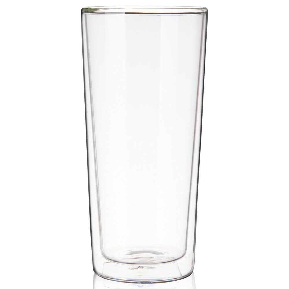 True Walled Pint Glasses in Clear &#40;Set of 2&#41;, , large