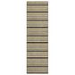 Dalyn Rug Company Soft Essentials Striped Honey 2"3" x 7"6" Indoor/Outdoor Runner, , large