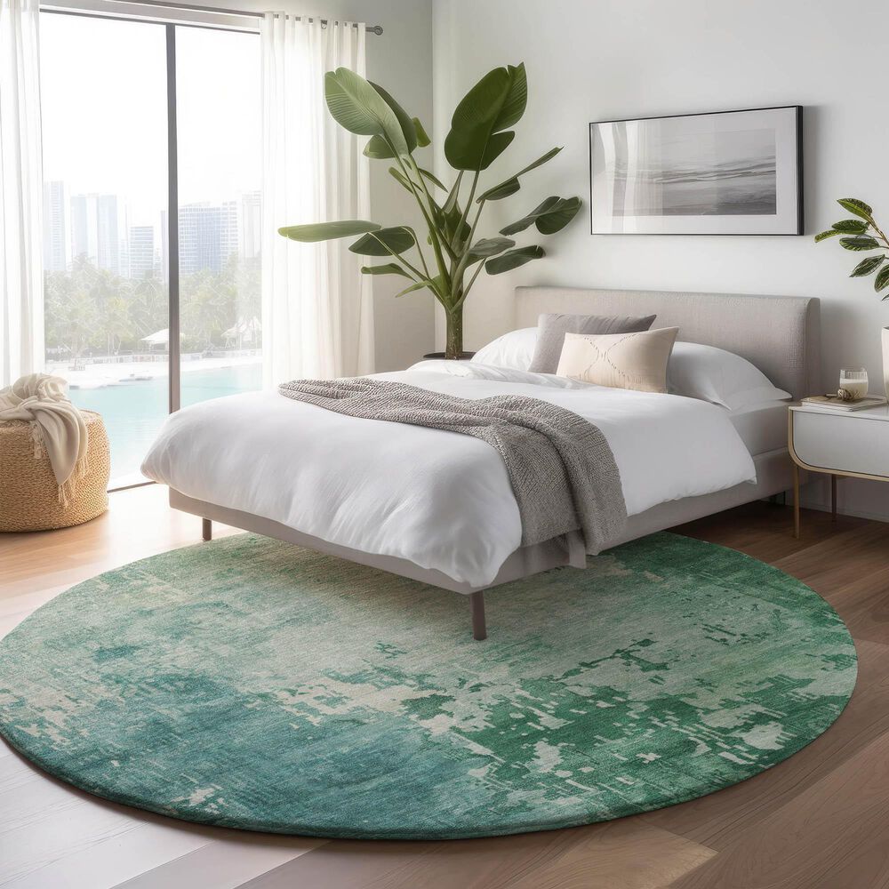 Dalyn Rug Company Pacifica PA11 8&#39; Round Emerald Area Rug, , large