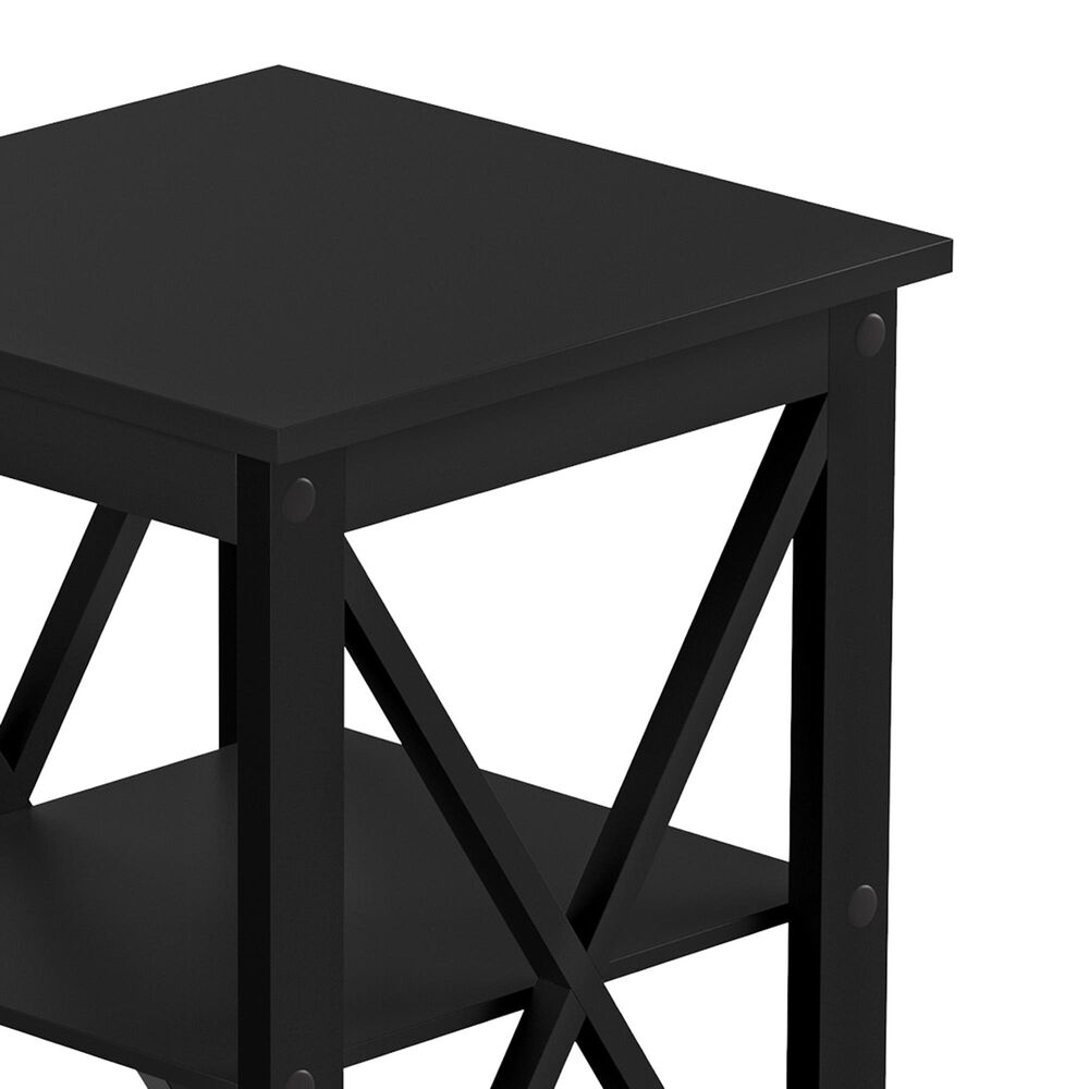 Timberlake Hastings Home End Table in Black, , large