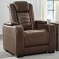 Ashley High Impact Power Recliner with Adjustable Headrest in Tobacco, , large