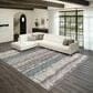 Dalyn Rug Company Winslow WL4 9" x 12" Charcoal Indoor/Outdoor Area Rug, , large