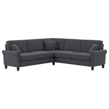 Bush Coventry 3-Piece 99" L-Shaped Sectional in Dark Gray, , large