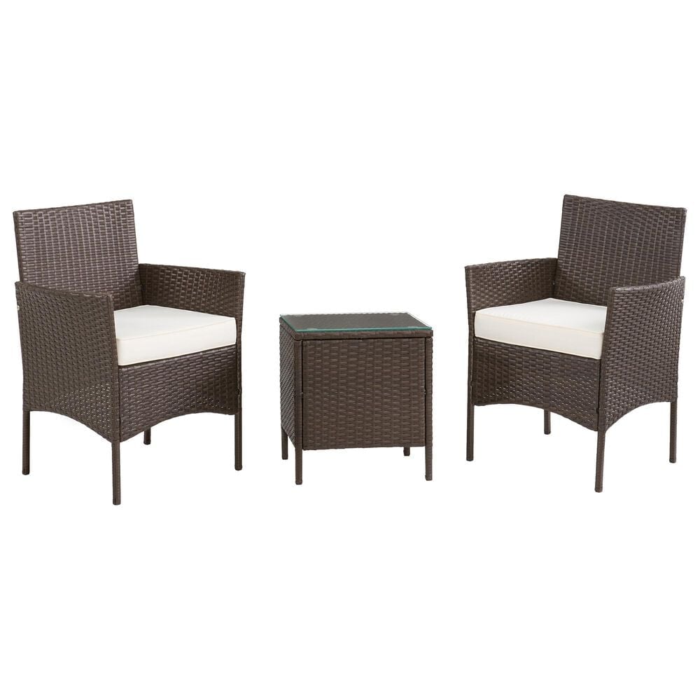 Timberlake 3-Piece Patio Seating Set in Brown, , large