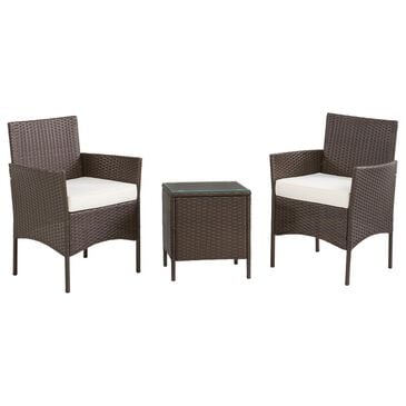 Timberlake 3-Piece Patio Seating Set in Brown, , large