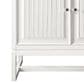James Martin Vanities Athens 30" Single Bathroom Vanity in Glossy White with 3 cm Carrara White Marble Top and Rectangular Sink, , large