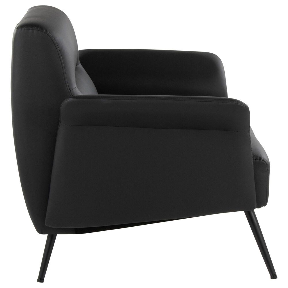 Lumisource Petal Accent Chair in Black, , large