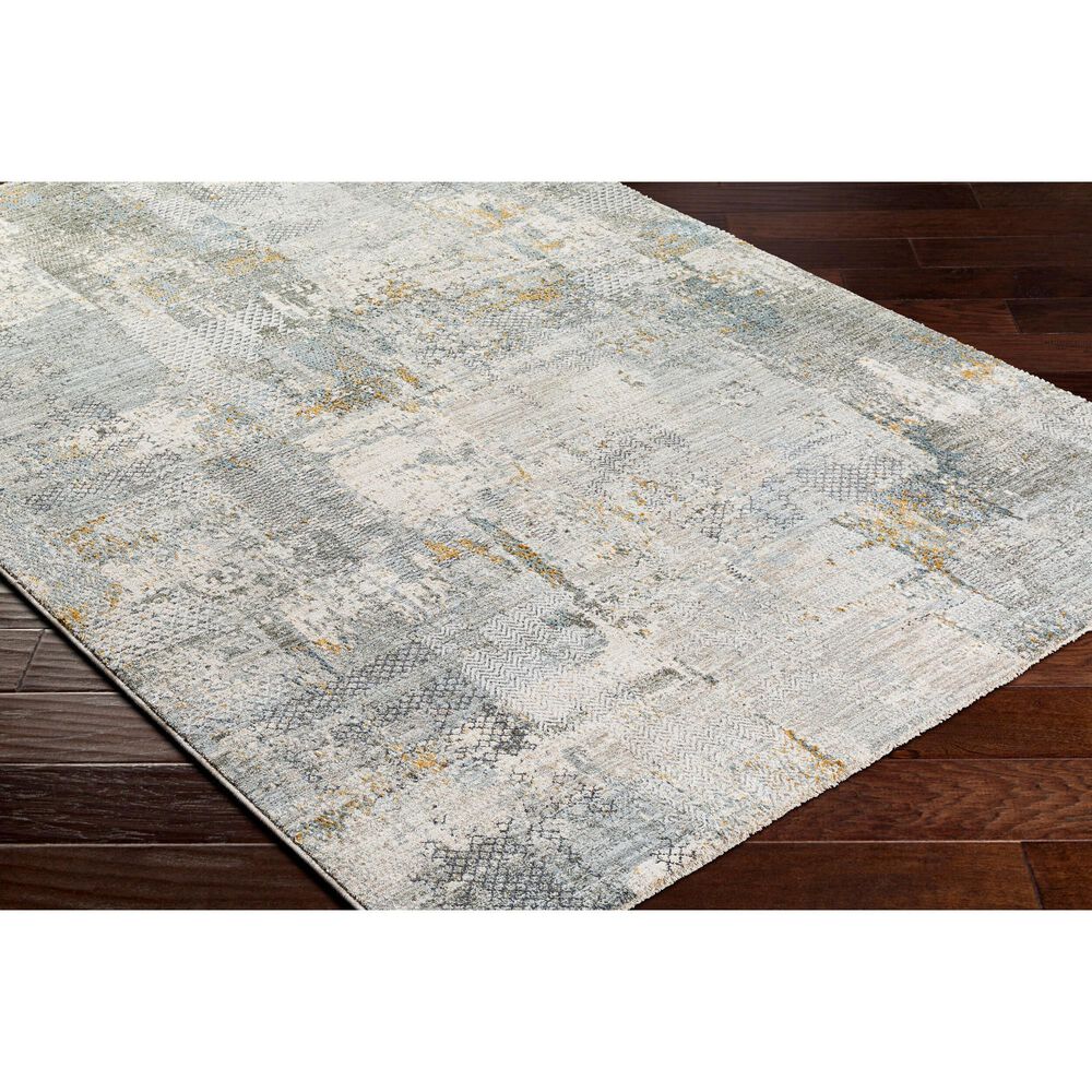 Surya Dresden Dusty Sage, Taupe, Deep Teal, Off-White, Ink Blue, Light Gray and Mustard 9' x 12'2" Area Rug, , large