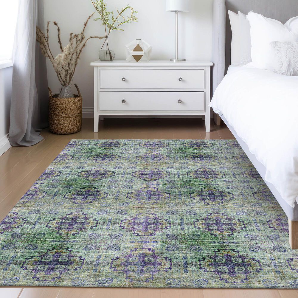 Dalyn Rug Company Trevi 3&#39; x 5&#39; Purple Area Rug, , large