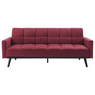 Sealy Sofa Convertibles Cupertino Convertible Sofa in Crimson, , large