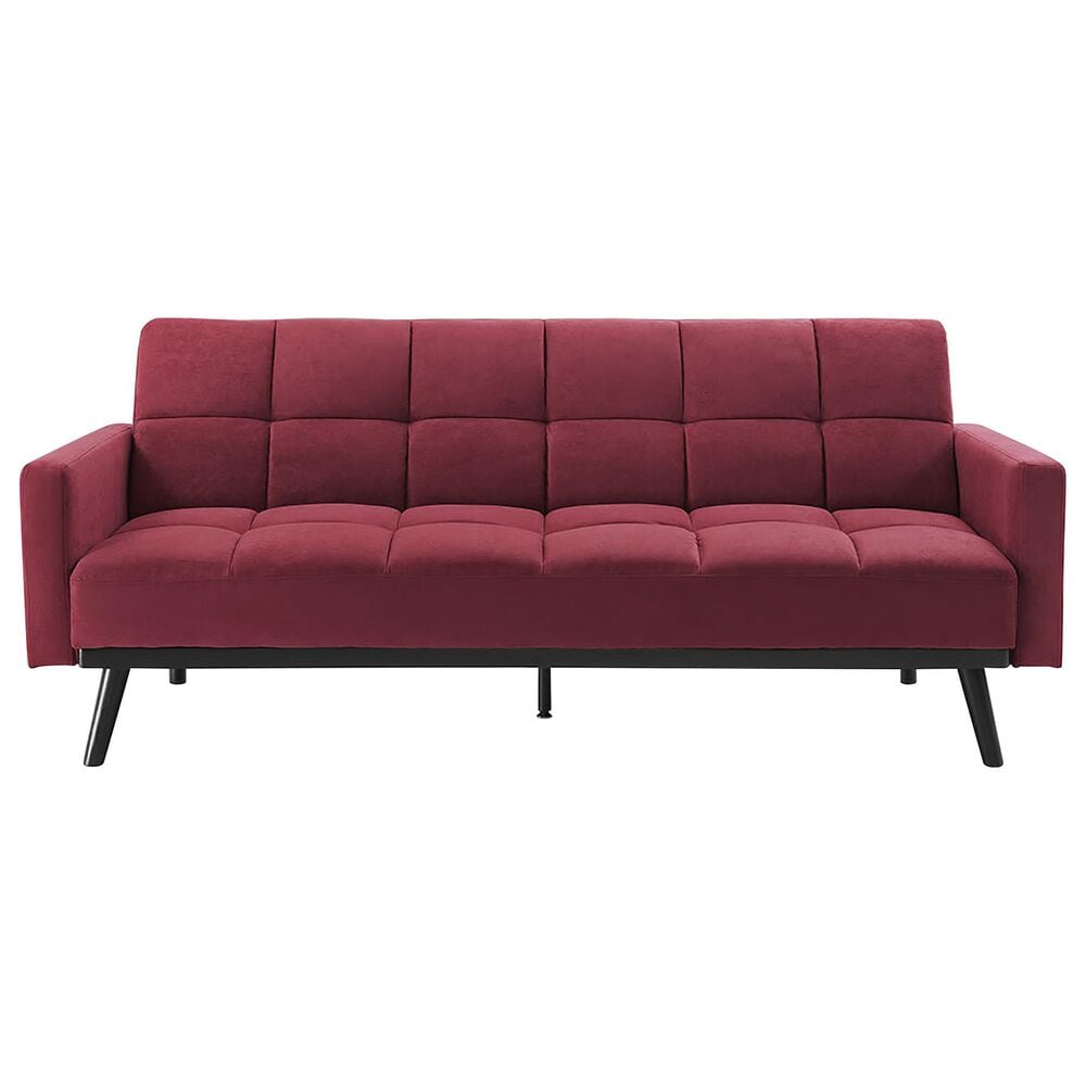 Sealy Sofa Convertibles Cupertino Convertible Sofa in Crimson, , large