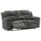 Ashley Frohn Manual Reclining Loveseat in Graphite, , large