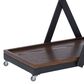 Linon Home Decor Ember Bar Cart in Barley and Dark Gunmetal, , large