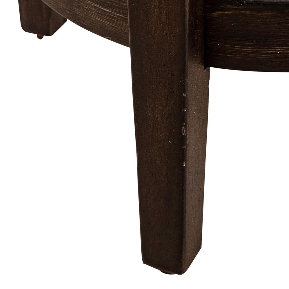 Belle Furnishings Mill Creek Console Swivel Stool in Peppercorn, , large