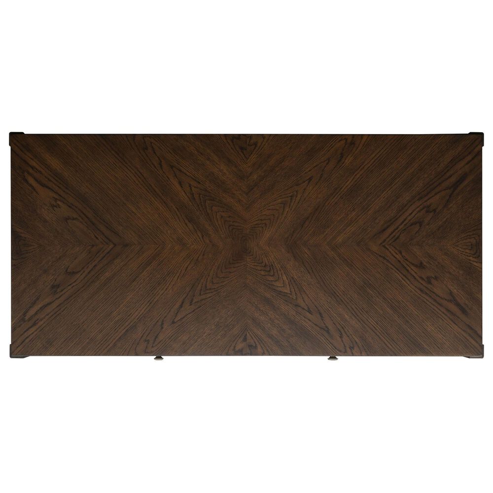 Flexsteel Sylvie 2-Drawer Rectangular Coffee Table in Chestnut, , large
