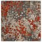 Safavieh Monaco MNC225H-5SQ 5" Square Grey/Orange Area Rug, , large