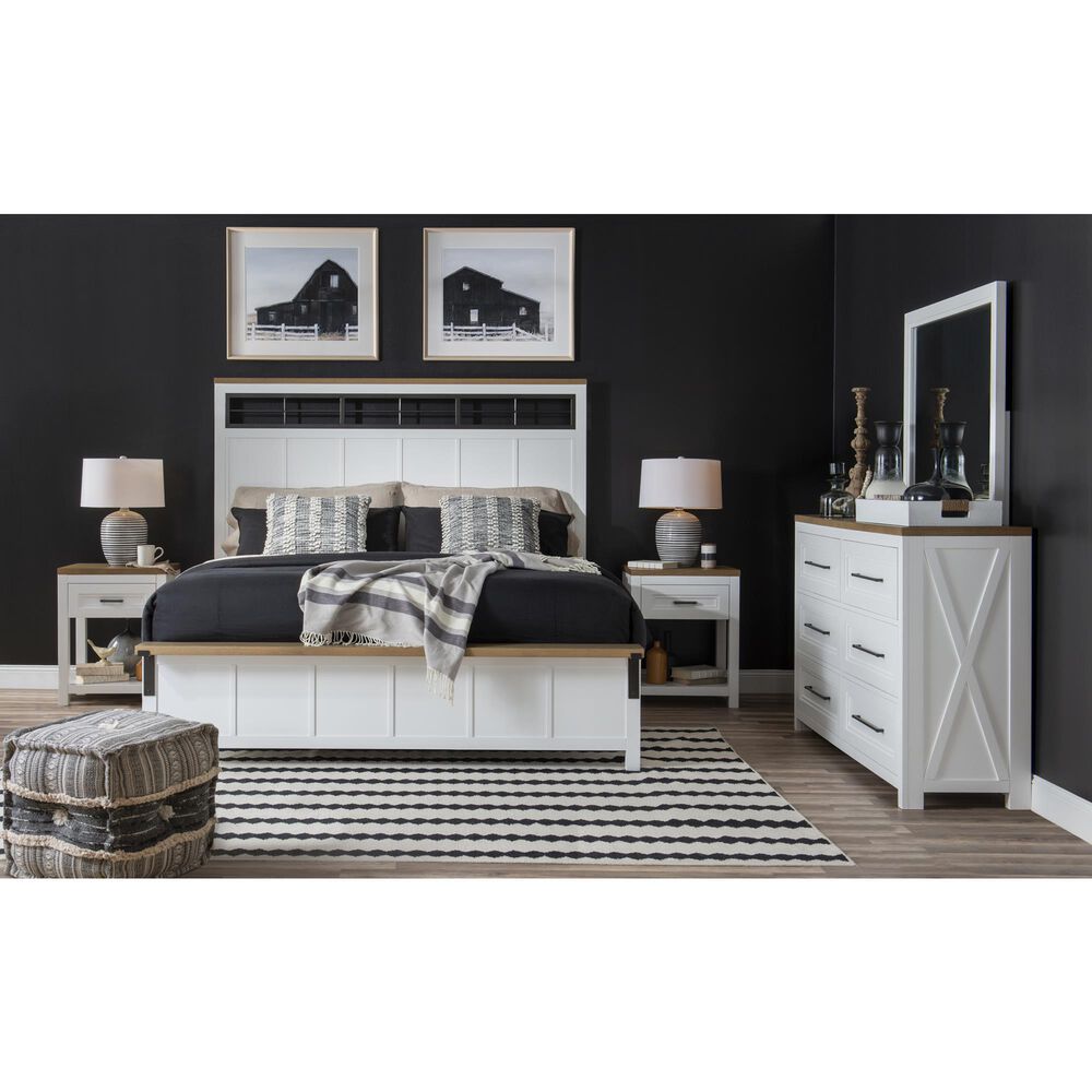 Legacy Classic Franklin Dresser Mirror in Natural White, , large