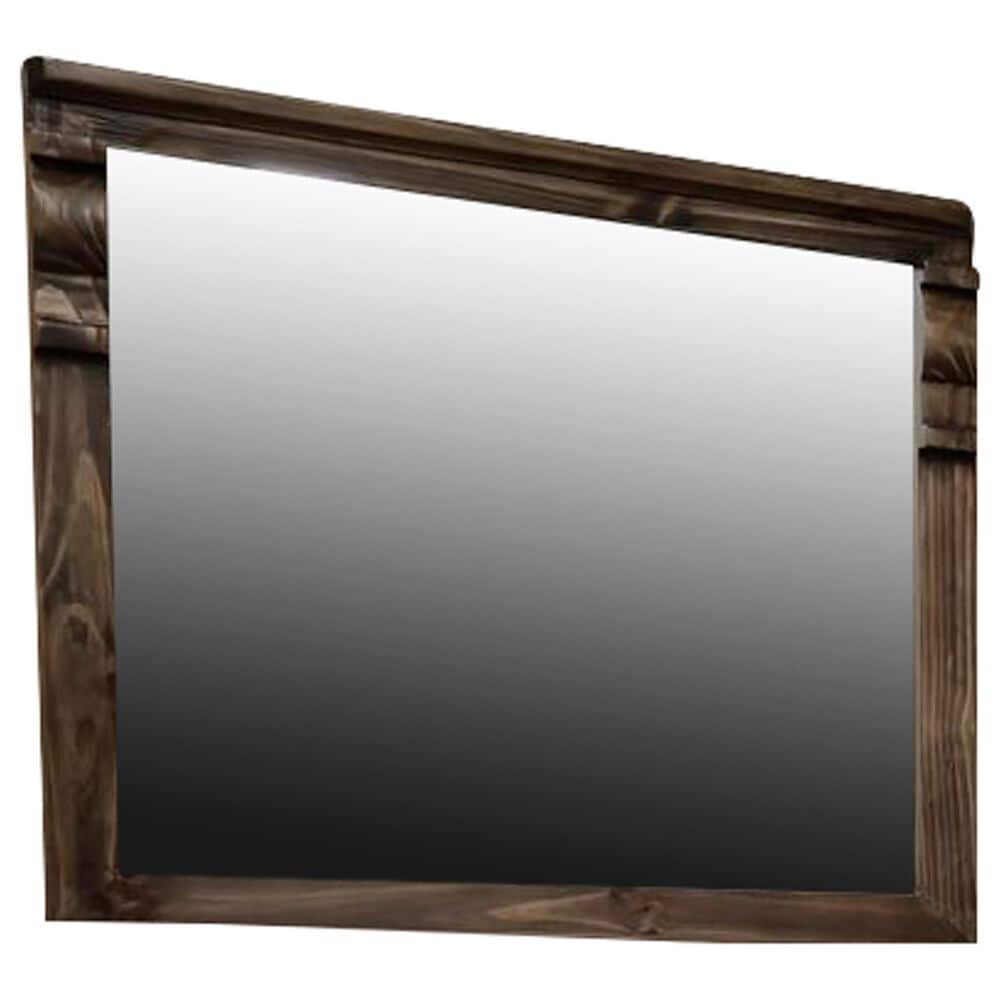 Woodland & Co Regal Rectangular Mirror in Brown, , large