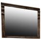 Woodland & Co Regal Rectangular Mirror in Brown, , large