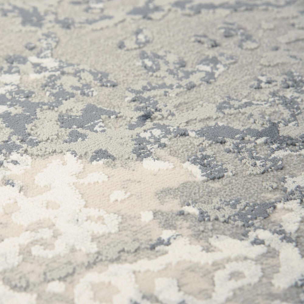 RIZZY Chelsea 2&#39;7&quot; x 9&#39;6&quot; Cream/Gray Runner, , large
